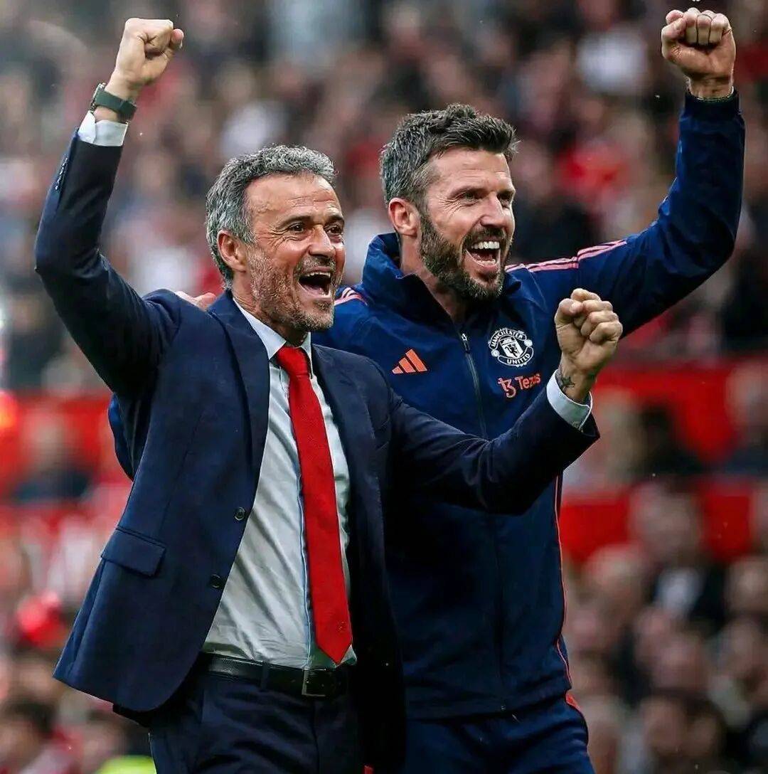 曼联密谋力邀恩里克,1200万年薪成障碍!卡里克再赢5场或可打动拉爵